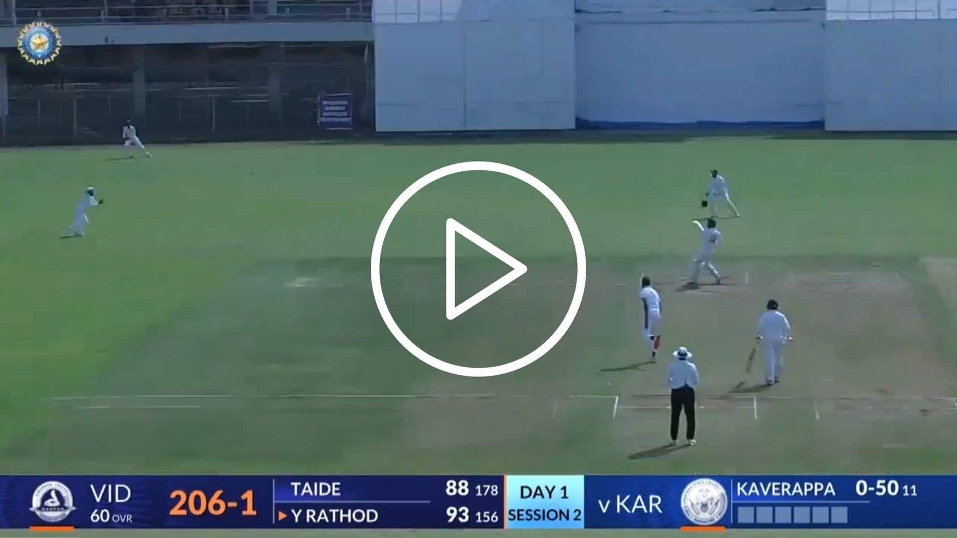 [Watch] Nikin Jose Pulls Off A Stunning Catch, Denies Batter Of A Century In Ranji QF